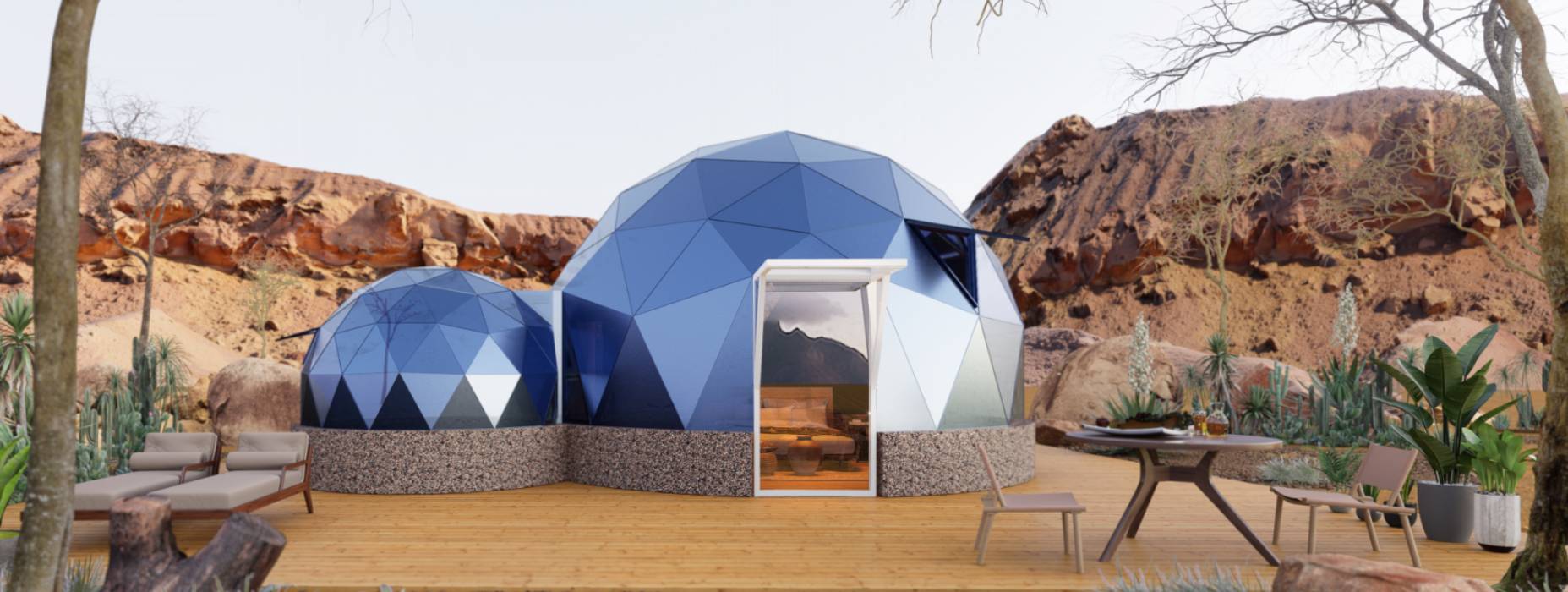 新华区球形智能光伏玻璃星空房